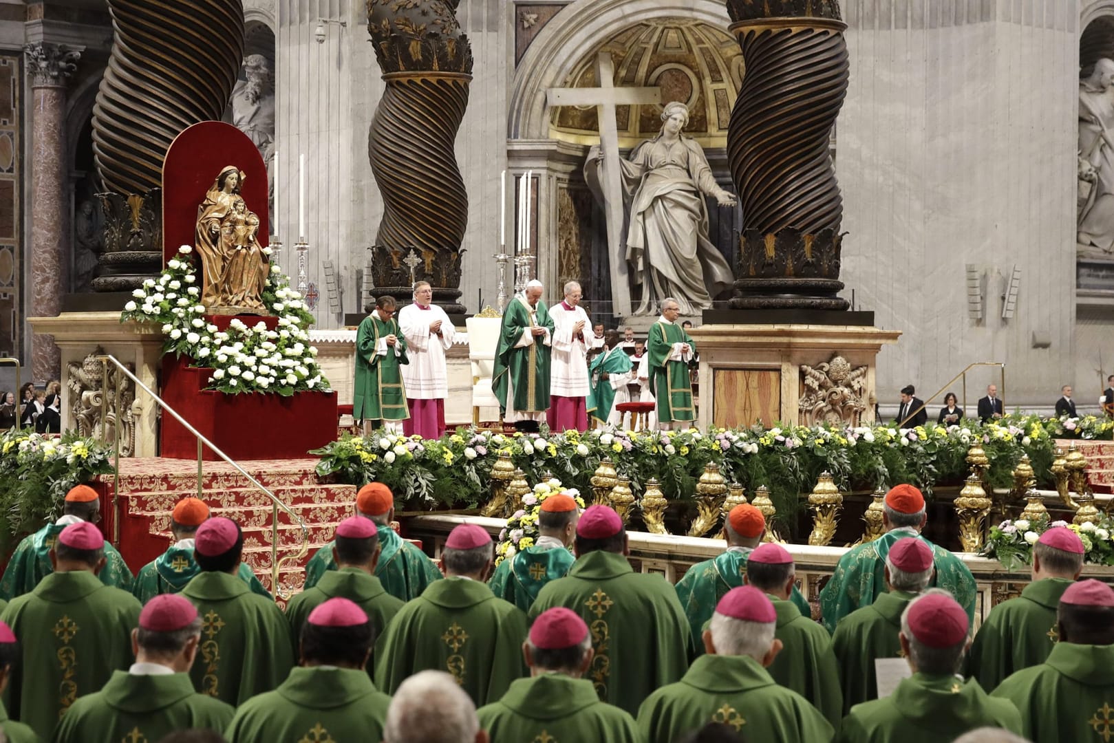 After their call for married priests, pope thanks bishops