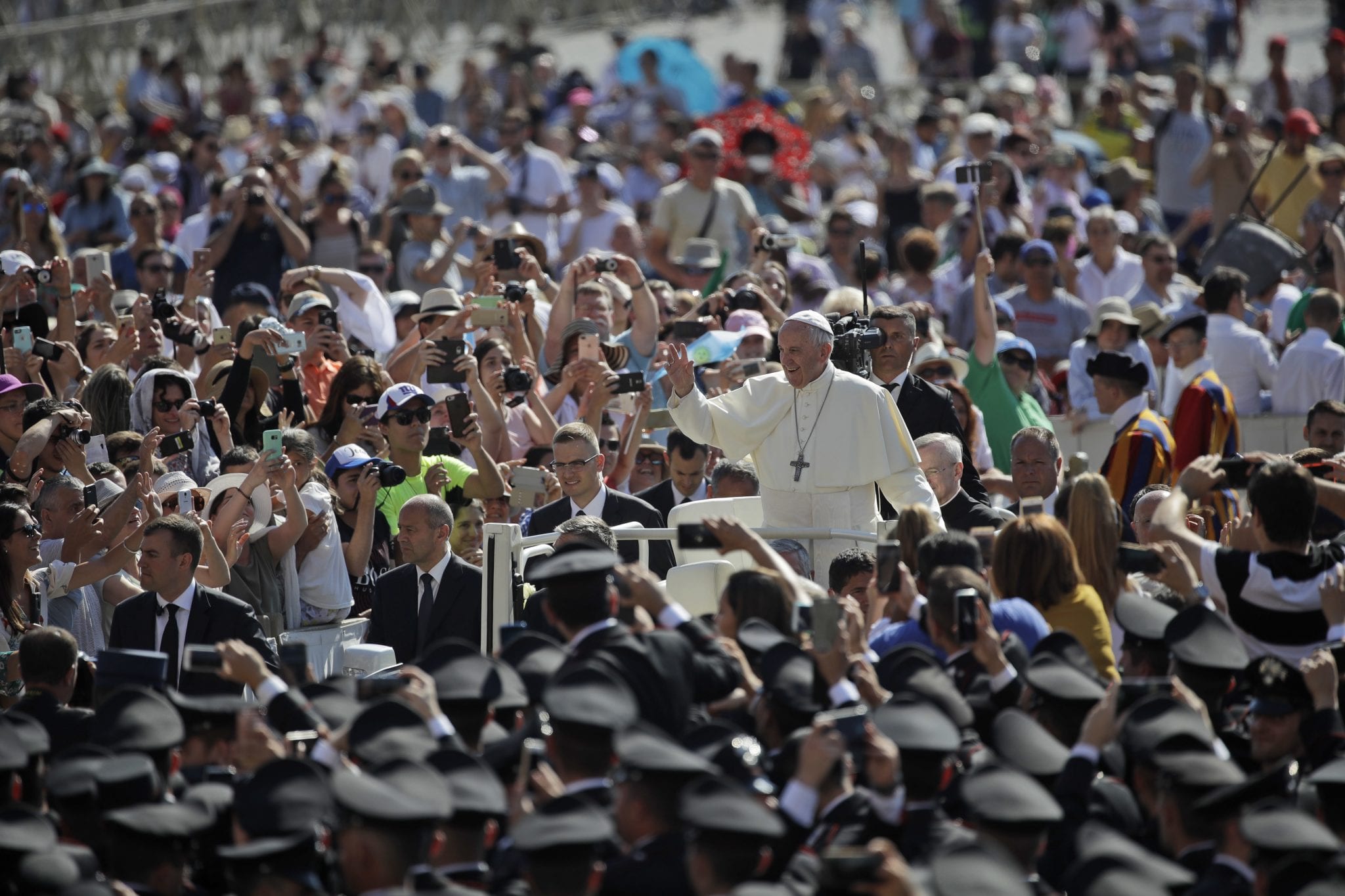 Holiness means being open to God, pope says
