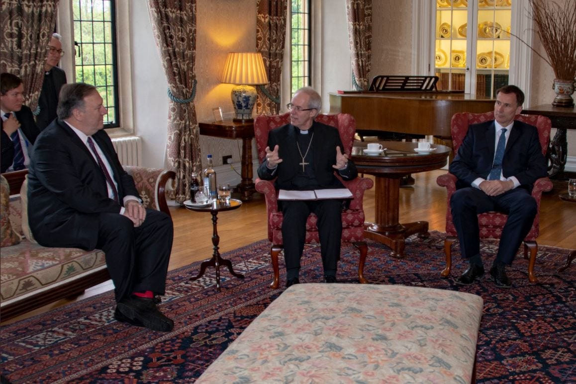 Pompeo says religious freedom a ‘pillar’ of security during UK visit