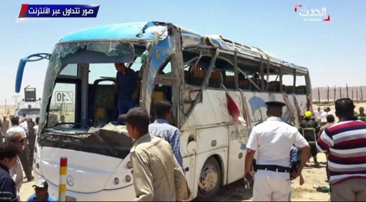 Pope Francis calls Egypt attack on Christians, killing 28, “barbaric”