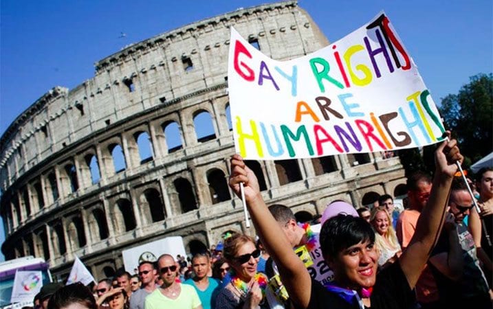 Italy is divided over the effort to legalize civil unions for gays