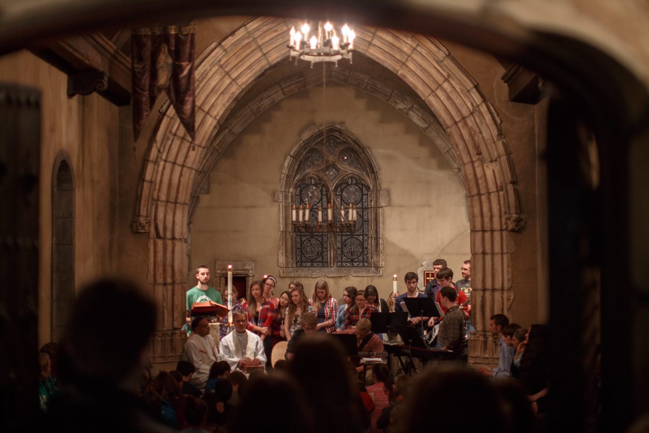 Marquette University on Instagram: Cheers to the Christmas season!  Marquette celebrates its annual tree lighting at the St. Joan of Arc Chapel  🎄 #WeAreMarquette