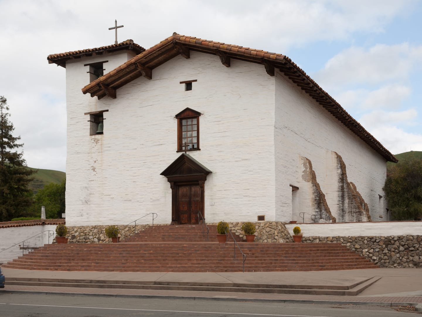 California mission vandalized with ‘Native Land’ graffiti