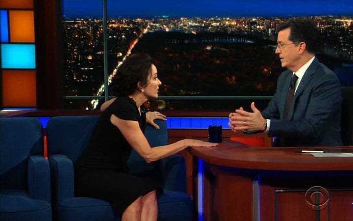 Stephen Colbert's 'Catholic throwdown' with Patricia Heaton