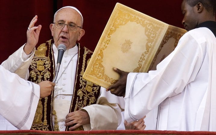 In his Christmas message, the pope urges peace and denounces ‘brutal acts of terror’