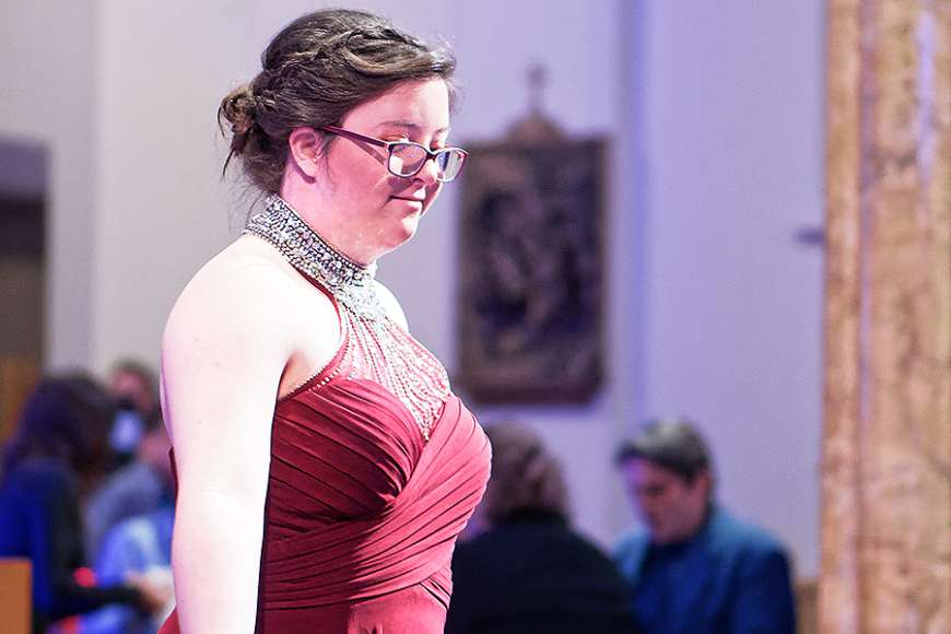 Youth with special needs rock runway in NYC church