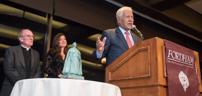 Alex Trebek award by Fordham University ‘not just about trivia’