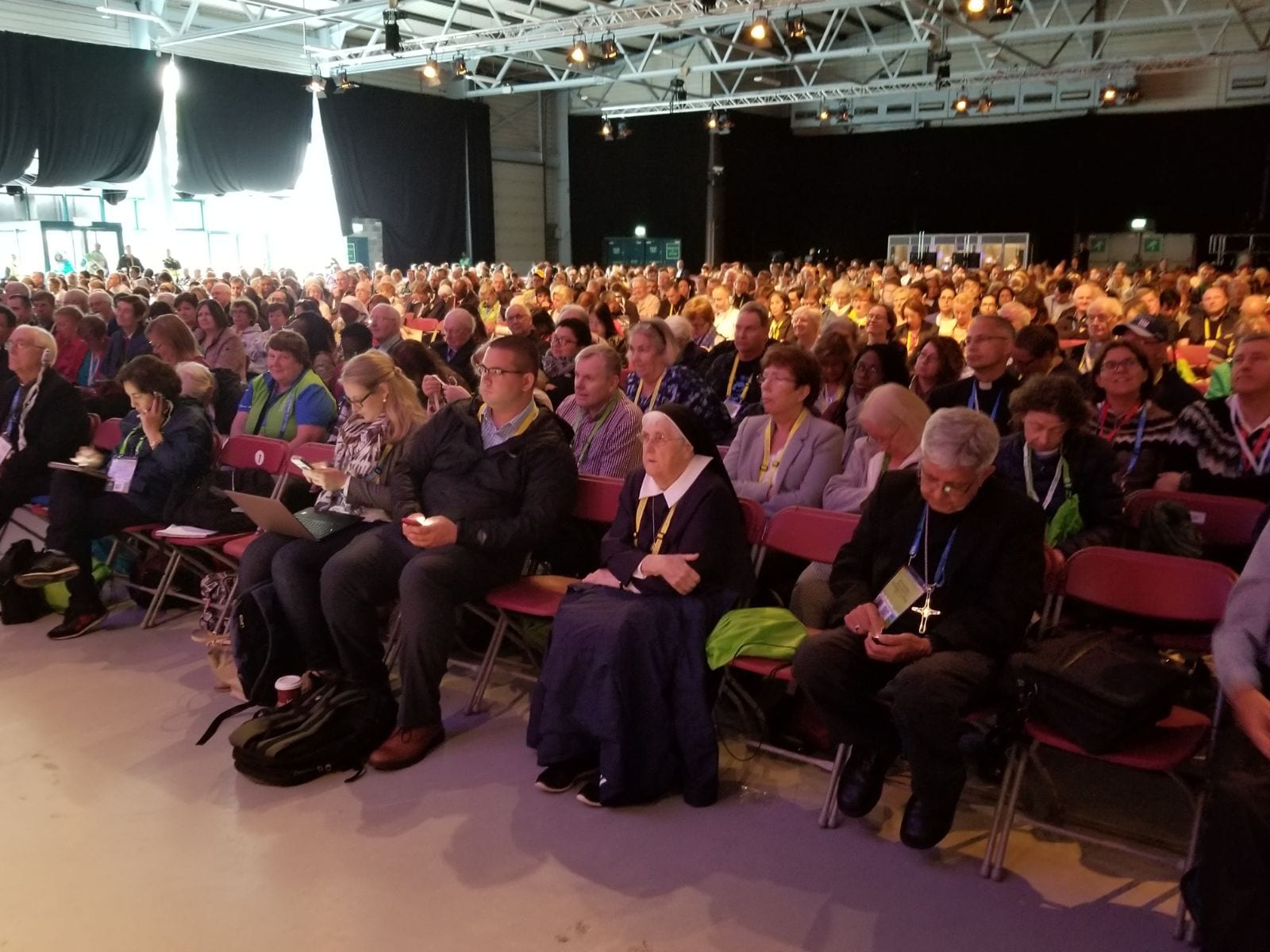 Day 2 at World Meeting: Women, sexuality, Martin, and crooning Vegas-style