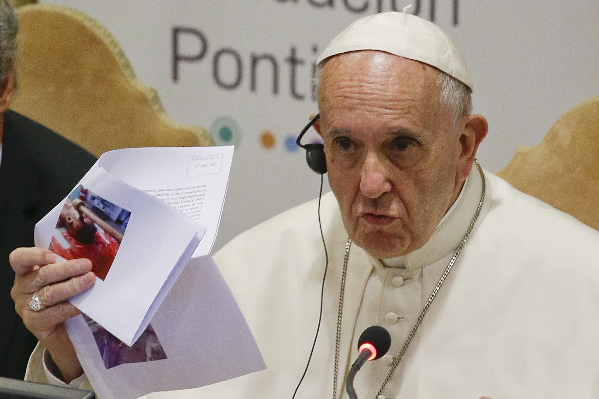 Pope Francis says so far, he’s never considered resigning