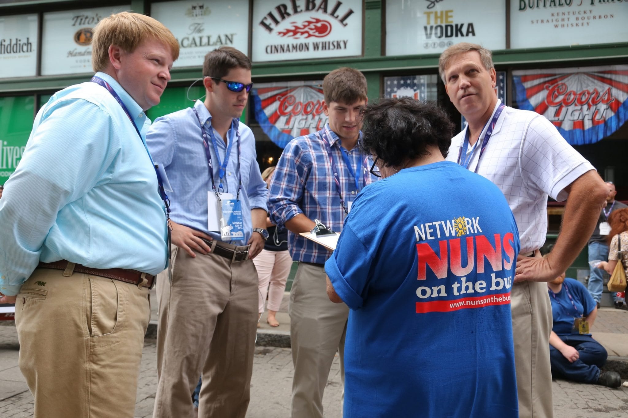 ‘Nuns on the Bus’ practice lemonade ministry in 2016