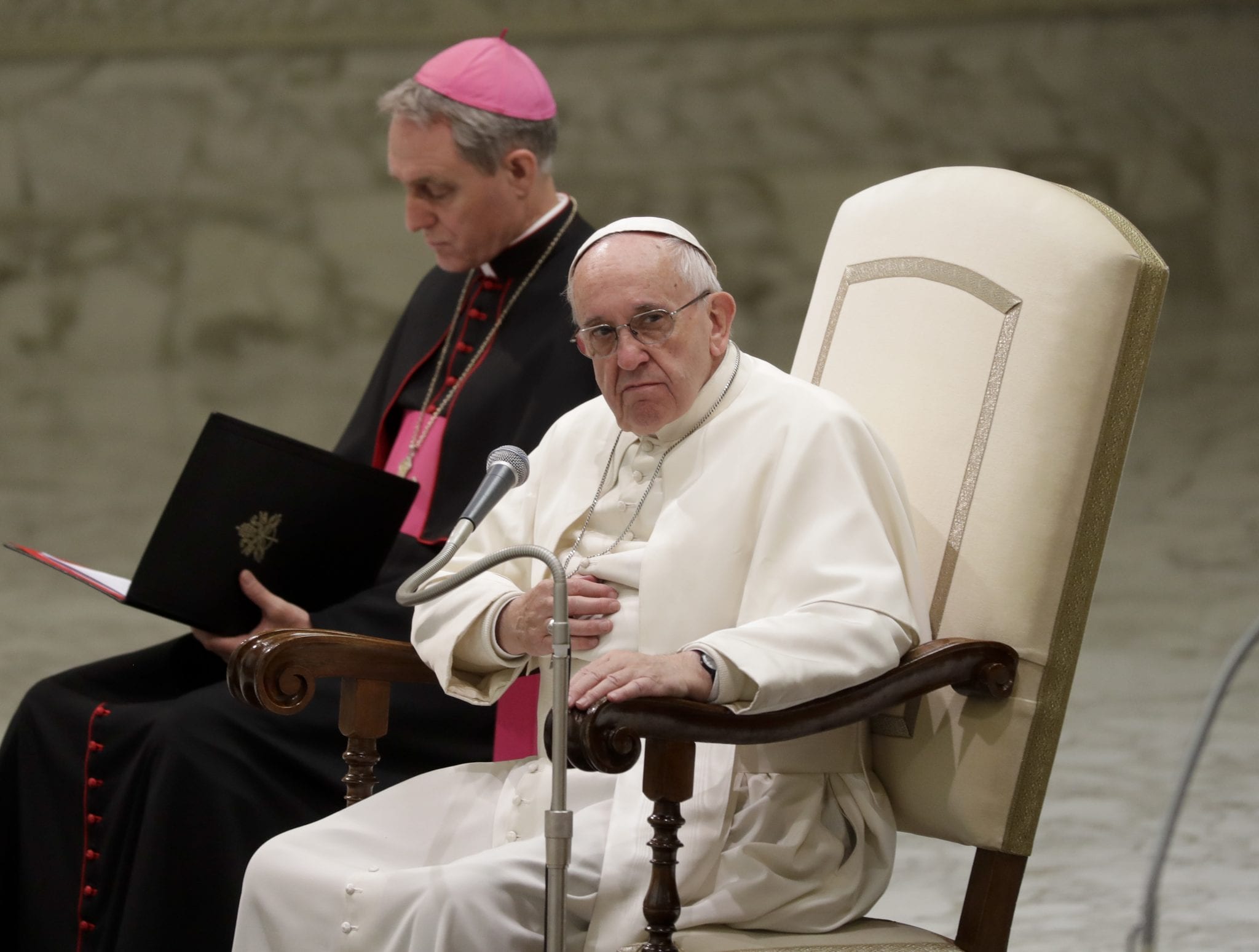 Dialogue can heal nation wracked by fear, pope tells France