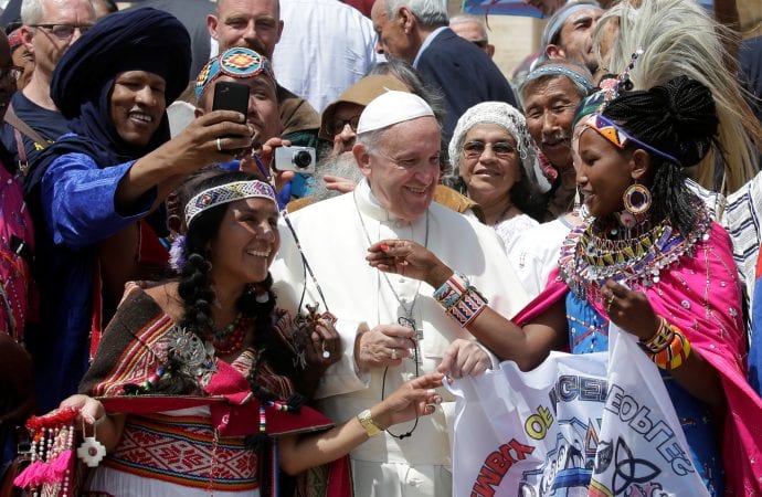 Take charge of your roots, culture, pope tells indigenous youths