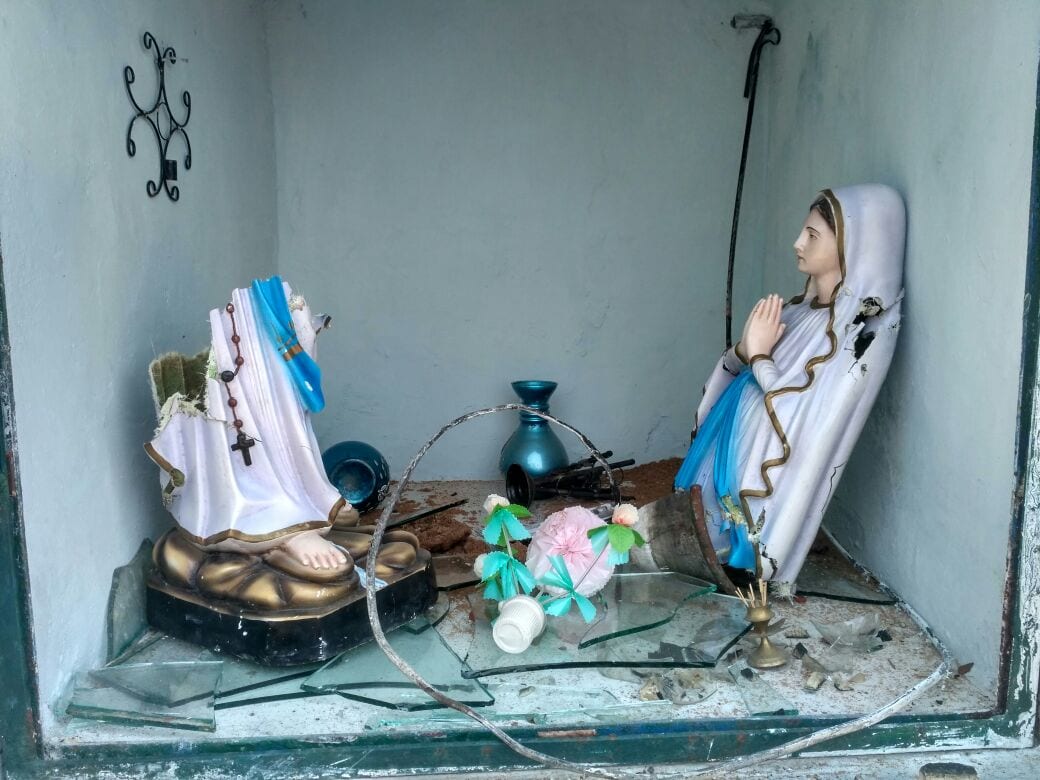 Churches vandalized in India on Easter Sunday