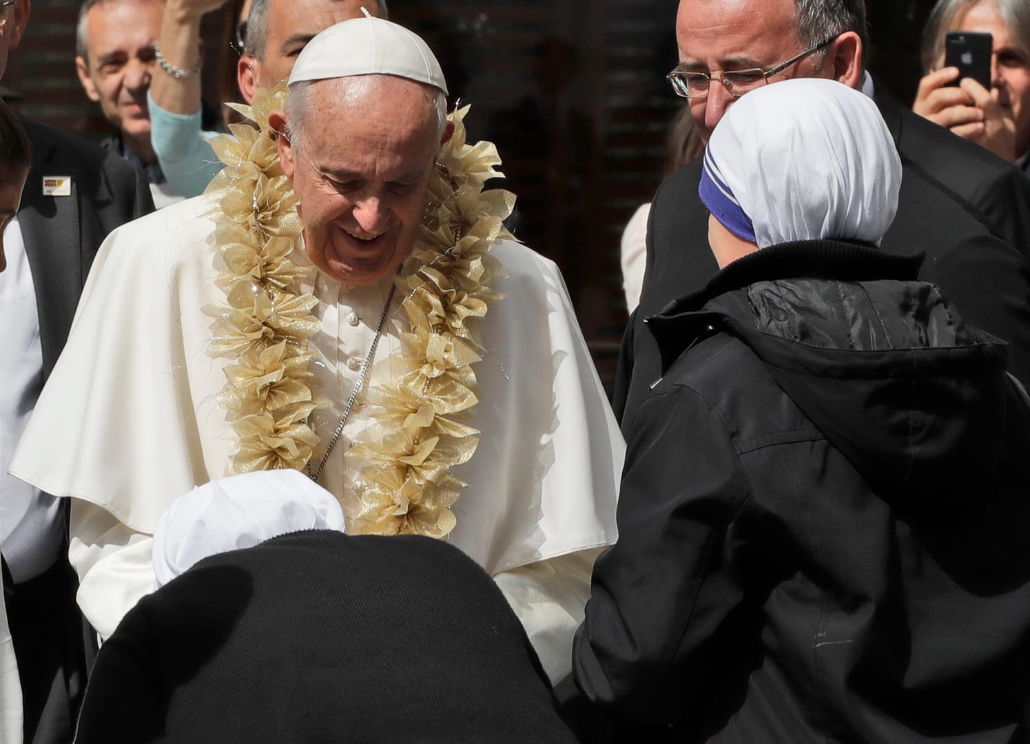 Pope slams fake news as Macedonia reels from real-life consequences