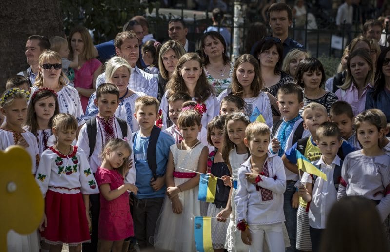 In a Paris on edge, Ukrainian Catholics make their way