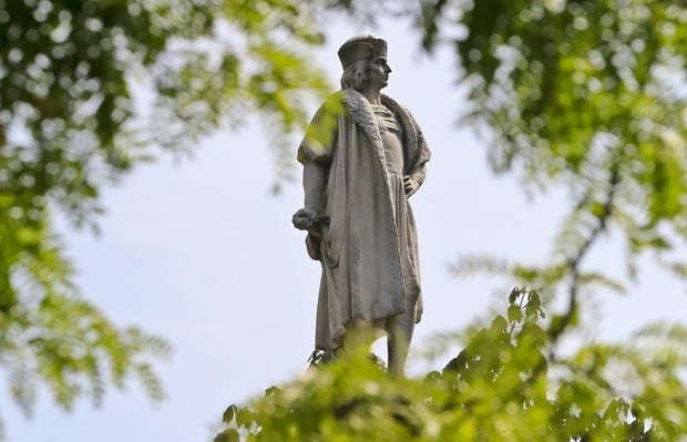 Debate over Columbus statues heats up in New York
