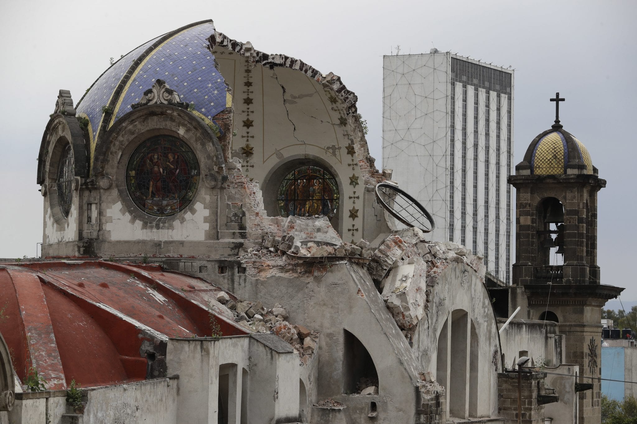 Mexico quake leaves country’s historic churches battered