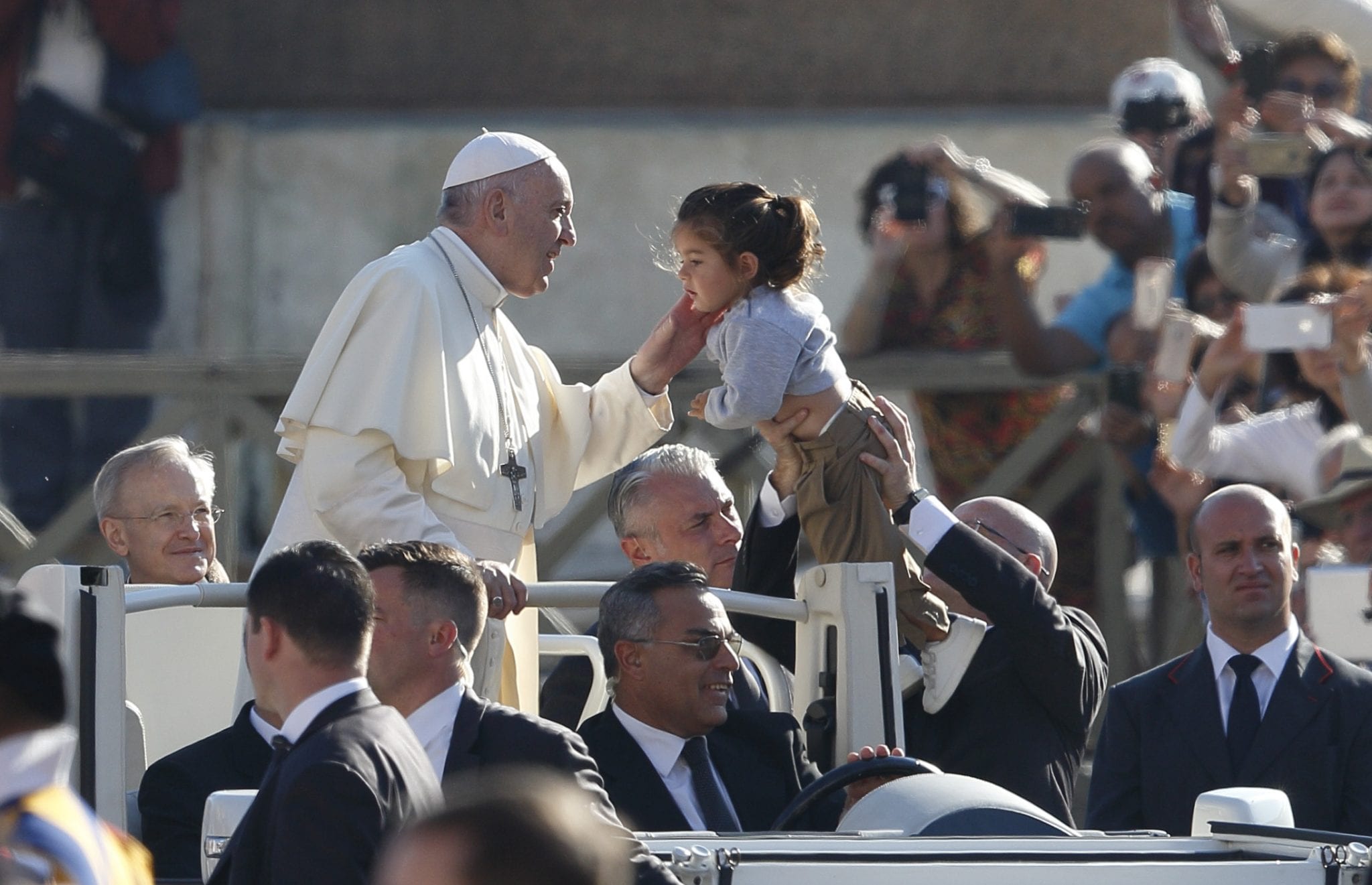 Contempt for life is the source of all evil, pope says