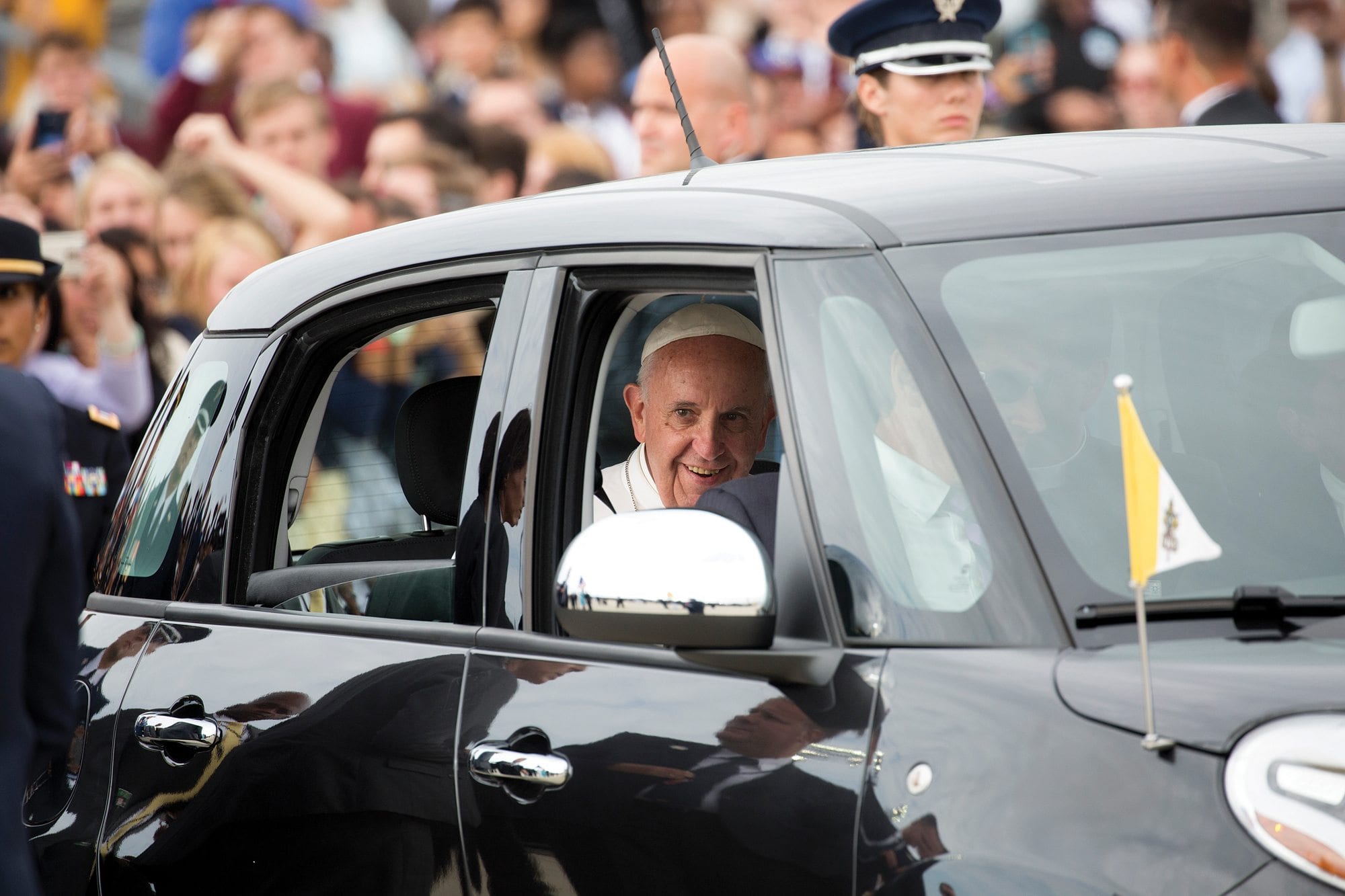 For Wuerl, Pope lowering the window in his Fiat said it all