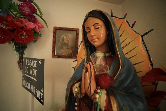 Witnesses say Mary statue weeps miraculous tears