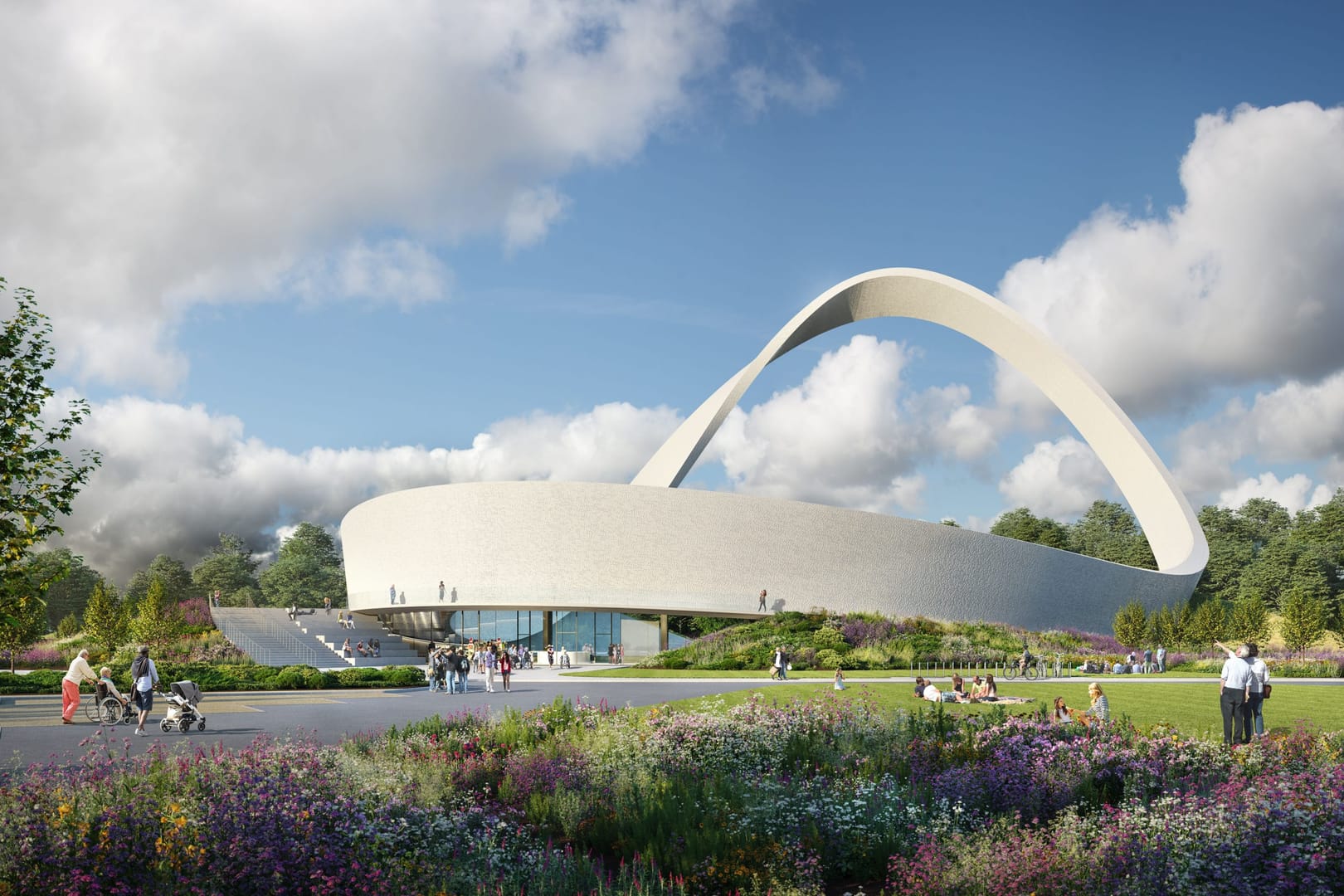 Planned English monument to tell story of million answered prayers