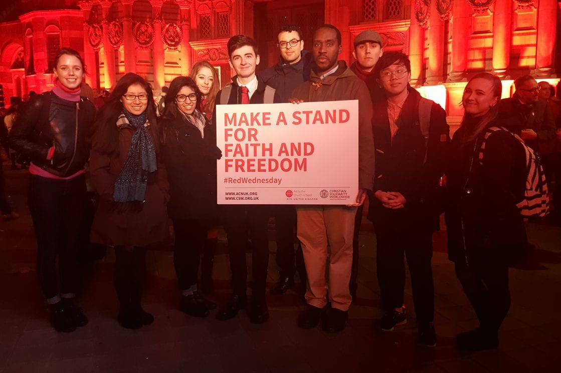 Red Wednesday highlights plight of persecuted Christians around the world