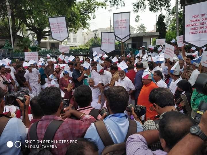 Hundreds call on India court to cancel bail for bishop accused of rape