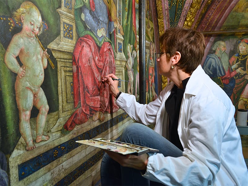 Vatican restoration uncovers work of Renaissance master