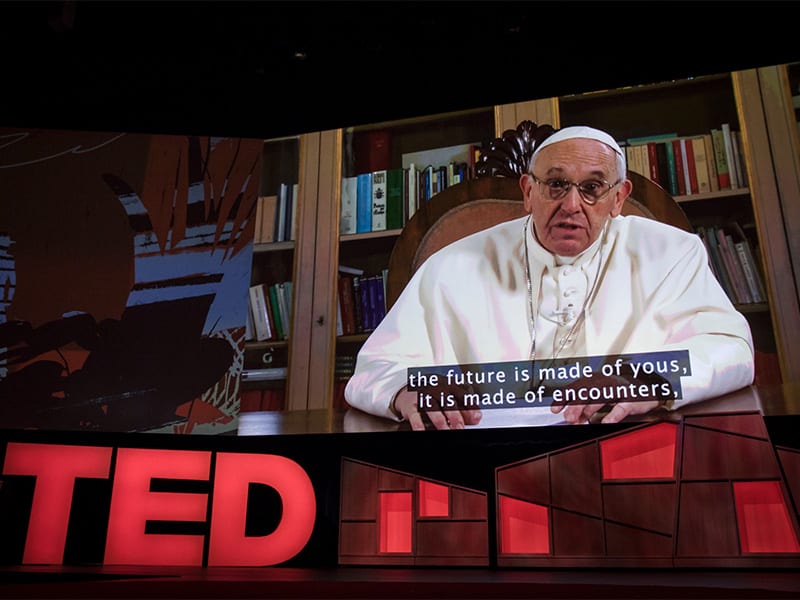Two key takeaways from the pope’s TED talk