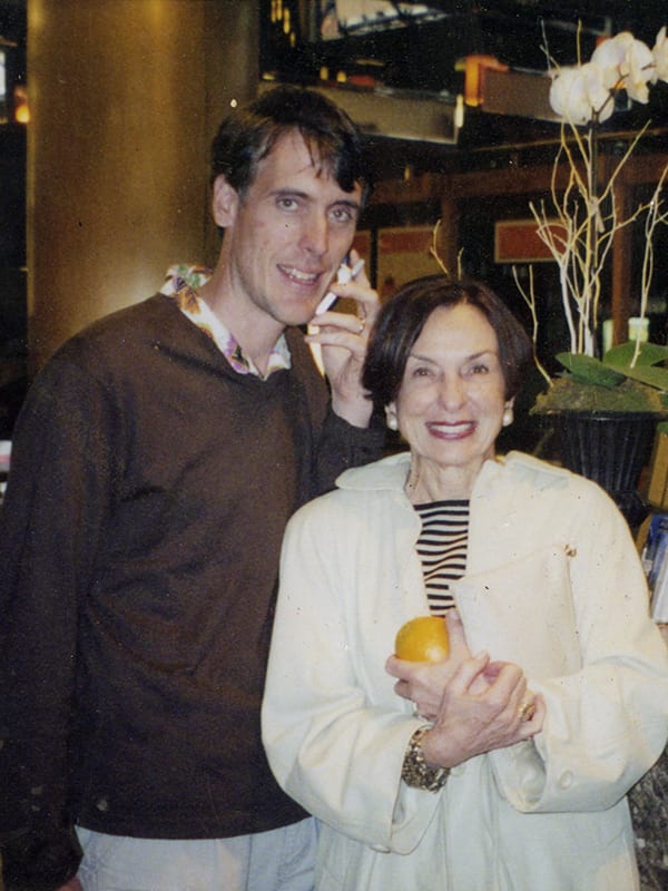 Composer Stephen Edwards and his mother Rosalie. (Credit: Courtesy of Stephen Edwards.)