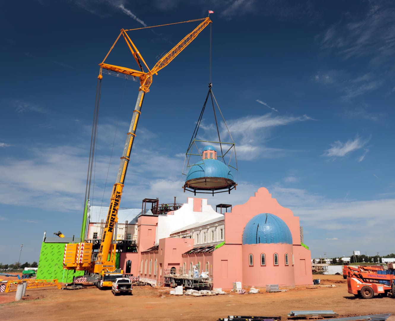 Shrine honoring Blessed Stanley Rother hits milestone as dome set in place