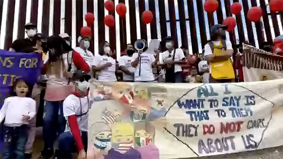 Migrants, advocates gather at border, call on Biden to ‘save our asylum’