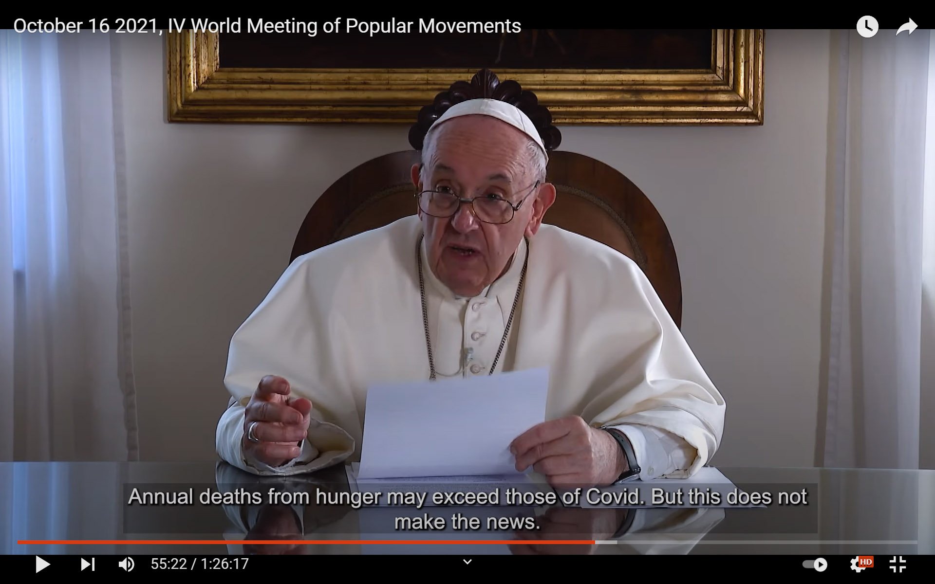 Catholic social teaching gives Gospel concrete form, pope says