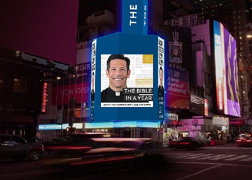 Times Square billboard will promote, celebrate ‘Bible in a Year’ podcast