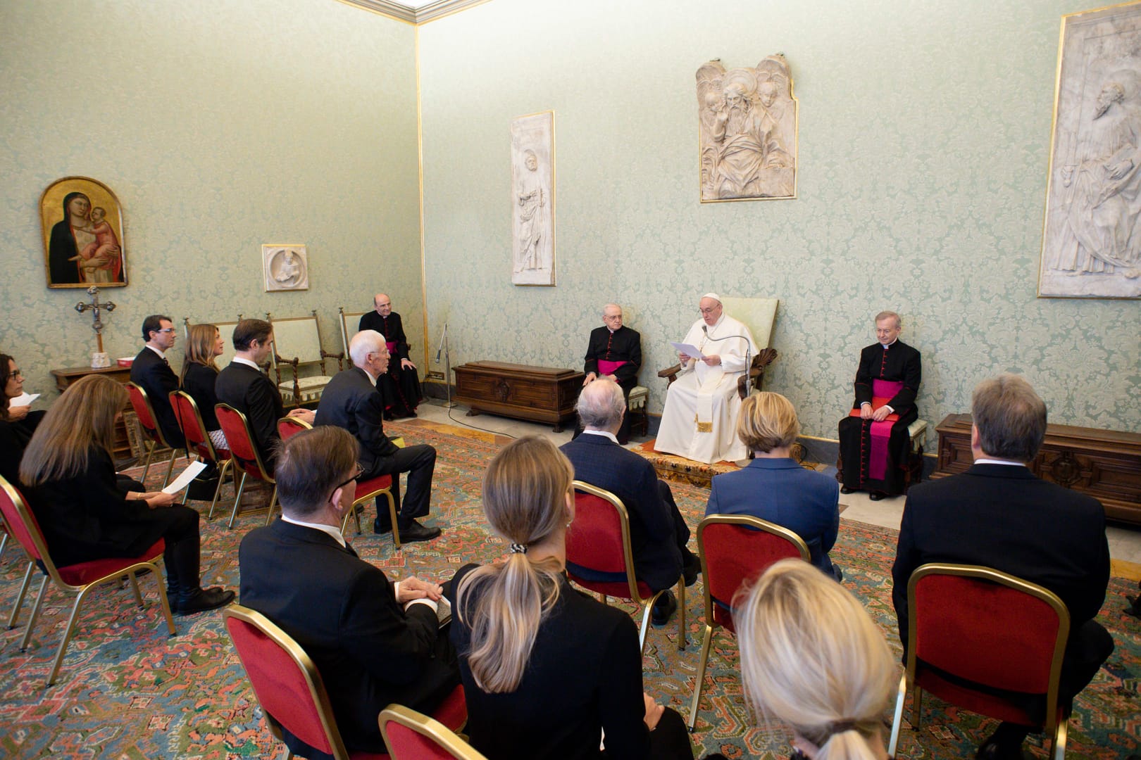 Dialogue is not ‘synonymous’ with relativism, pope tells Swedish Academy