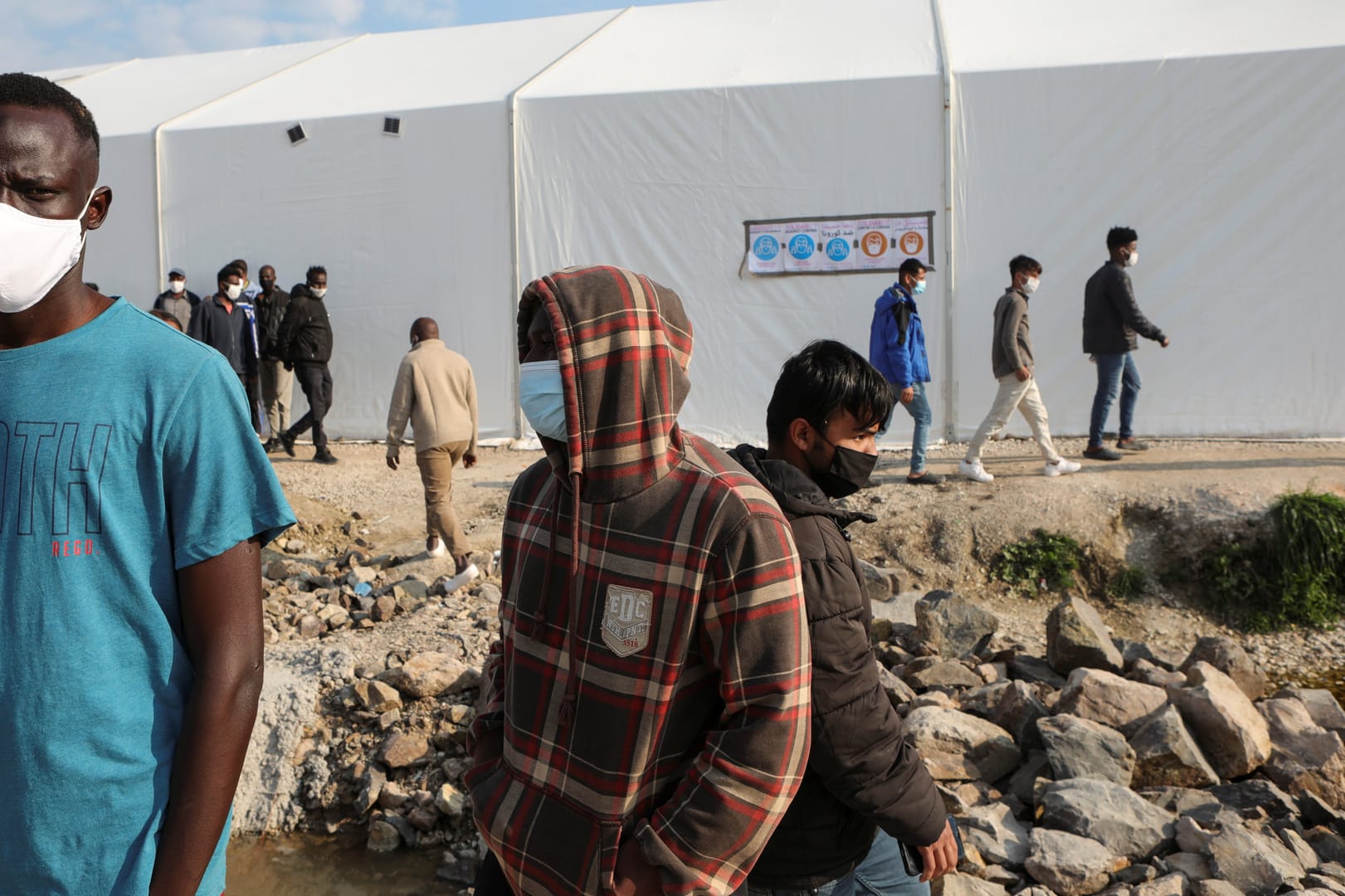 For migrants on Lesbos, ‘improvement’ is highly relative