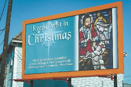 New Orleans billboard campaign reminds all to ‘Keep Christ in Christmas’