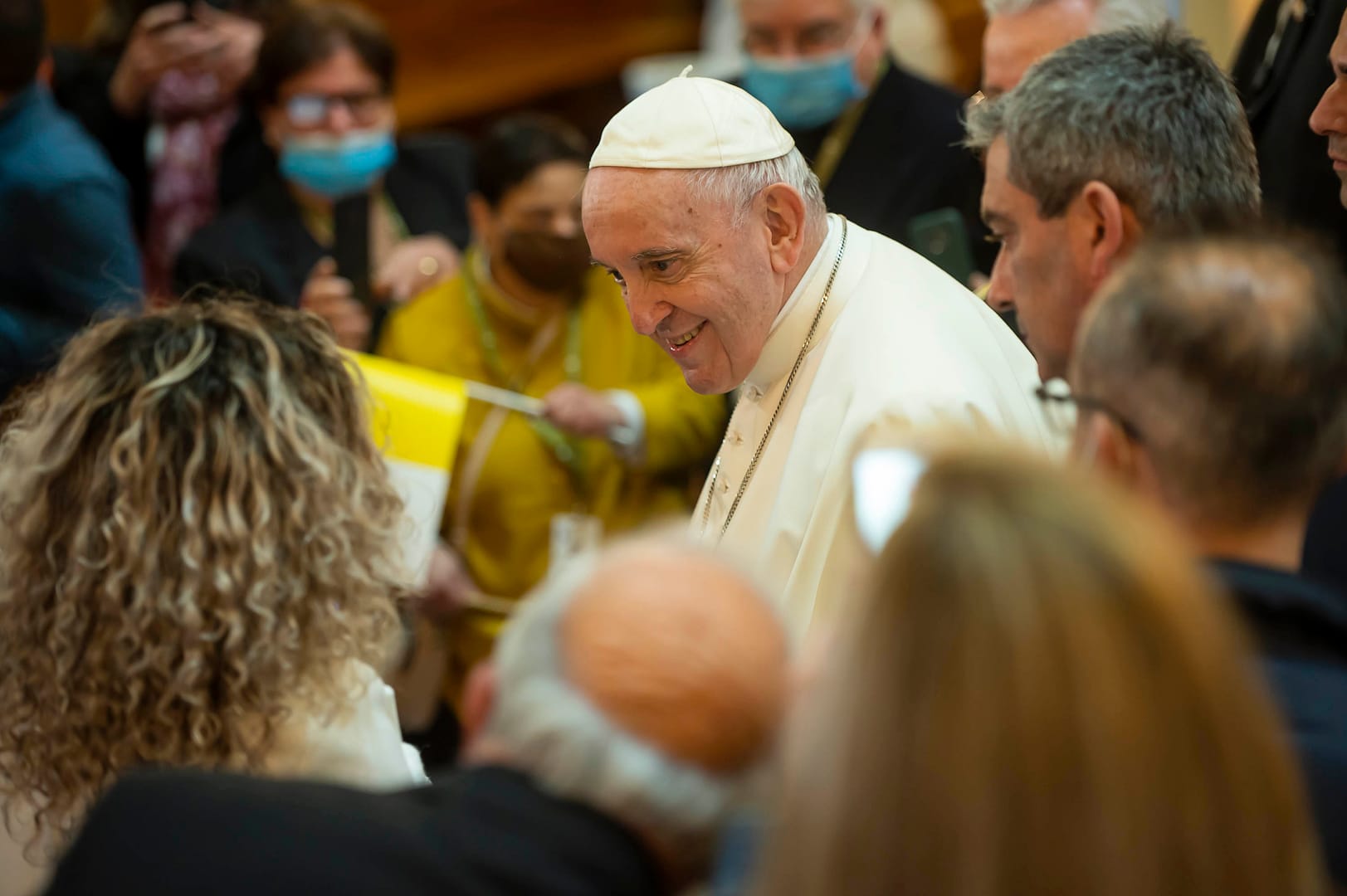 Pope visits ‘Peace Lab’ to urge humanity and dignity in treatment of migrants