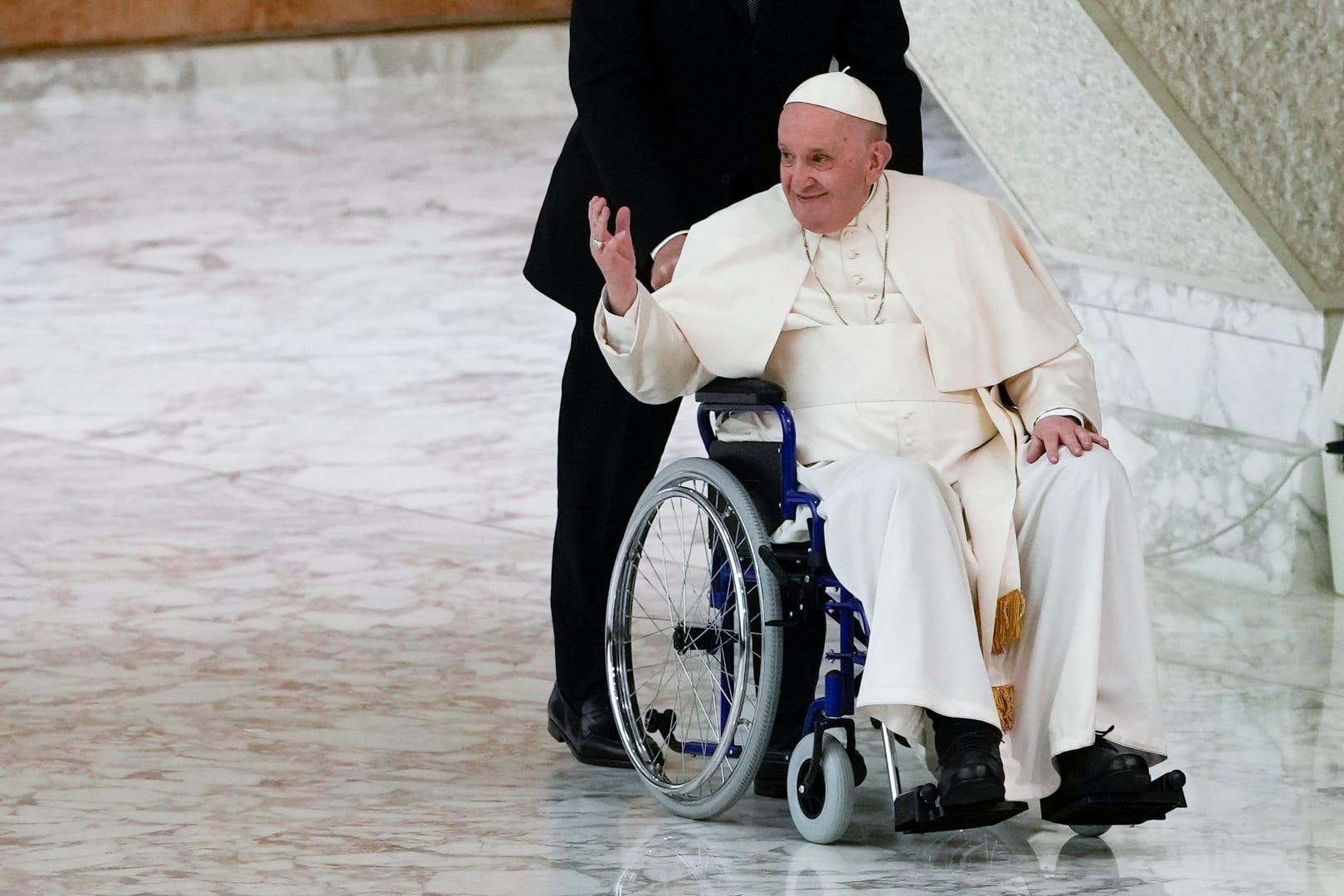 Vatican official says Pope Francis serves as an example to all elderly