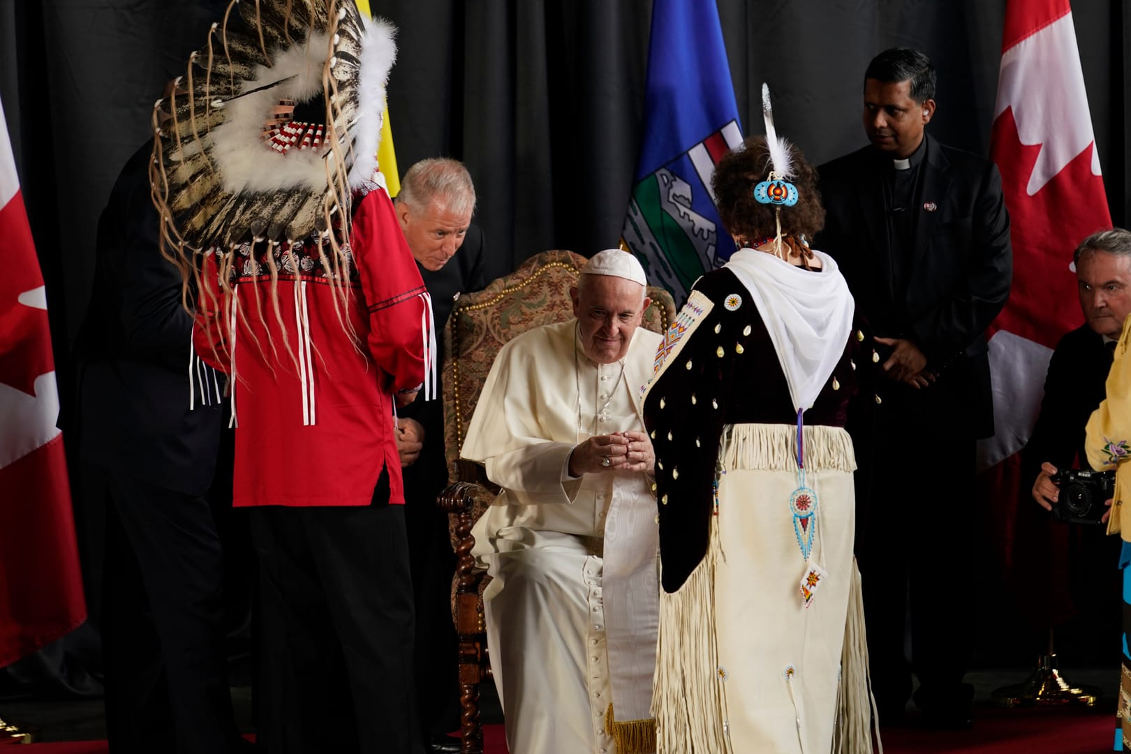 Pope lands in Canada, set for apologies to Indigenous groups