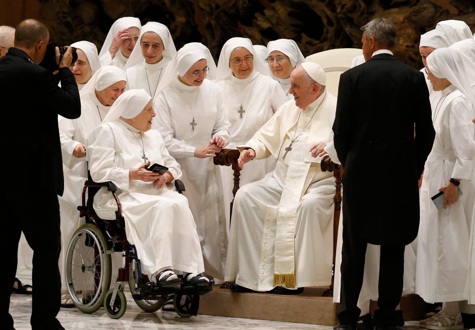 The elderly can unite all generations, save humanity, pope says