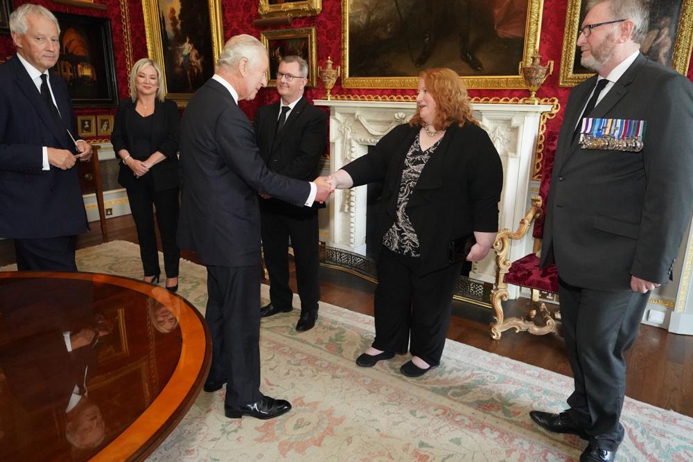 King Charles III vows to work for Northern Ireland peace