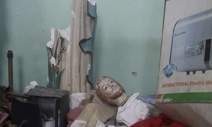 Myanmar’s soldiers used church as kitchen, laid land mines