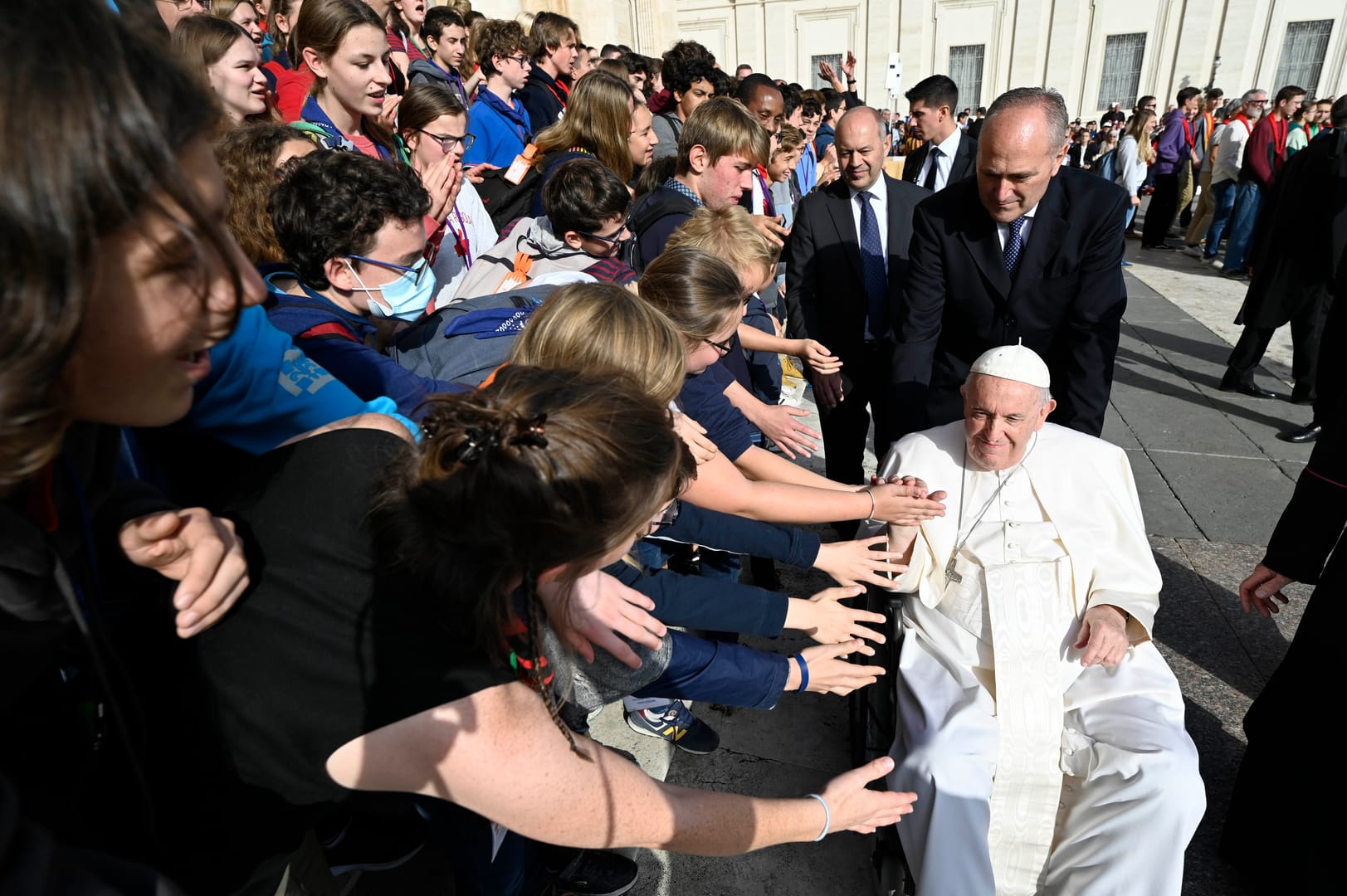 Sadness can serve as ‘alarm bell’ for life, pope says