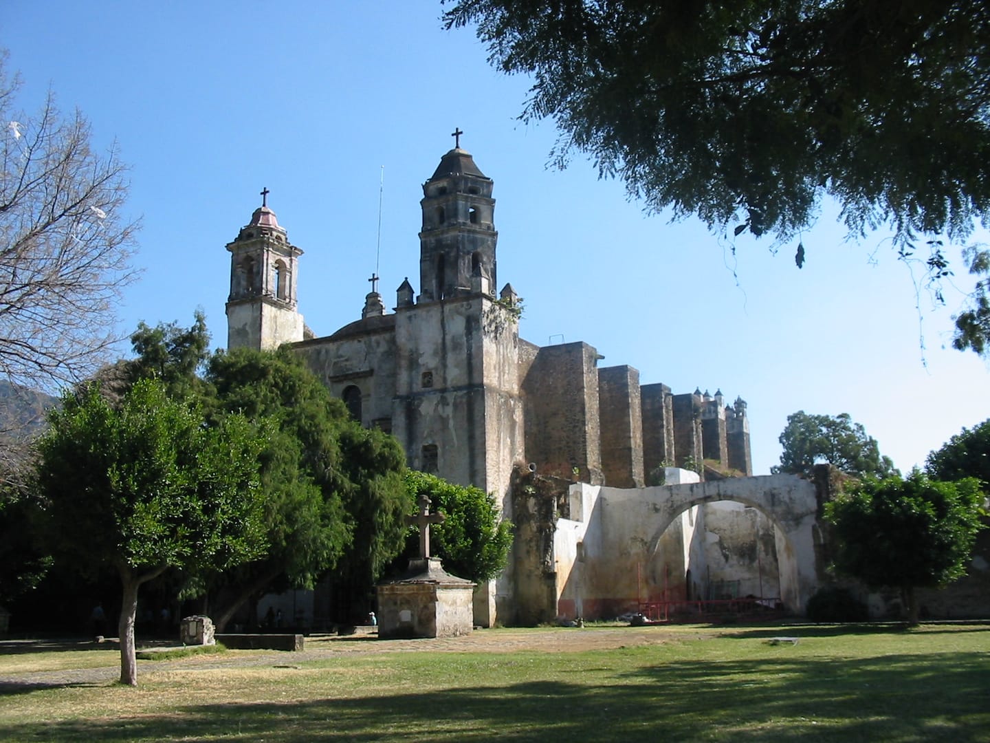 Indigenous wall paintings uncovered at Mexican convent