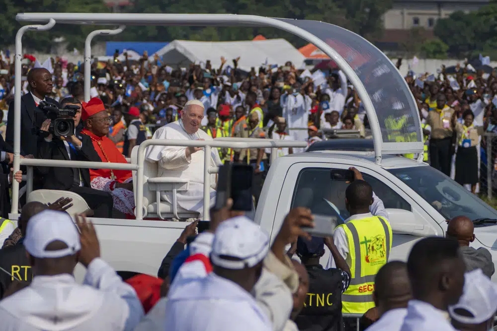 US leader says papal trip reminds Catholics of responsibilities to Africa