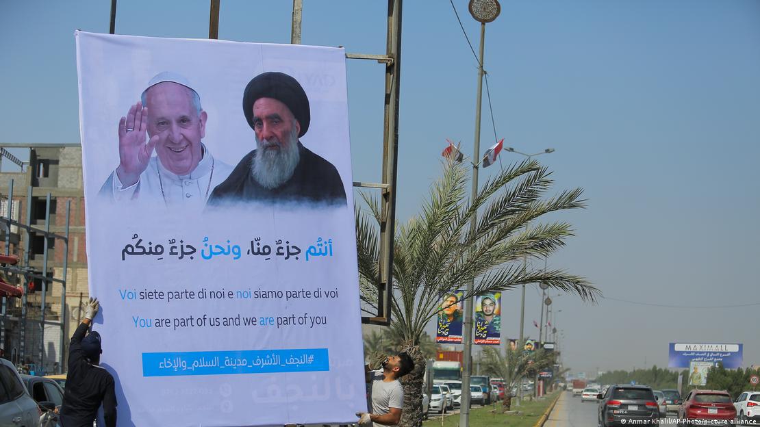 Pope pens top Iraqi Muslim leader, urges joint push for basic rights