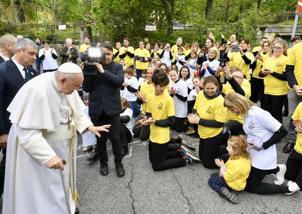Pope in Hungary, country swelled by Ukrainian refugees, urges end to ‘indifference’
