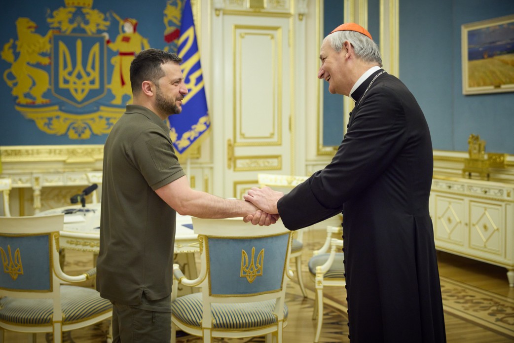 Pope’s peace envoy on Ukraine says aim is dialogue, not mediation