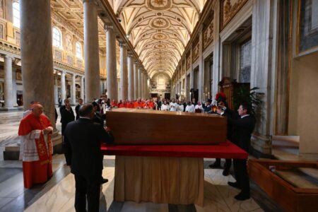Francis, ‘the people’s pope,’ entombed in his favorite Roman basilica